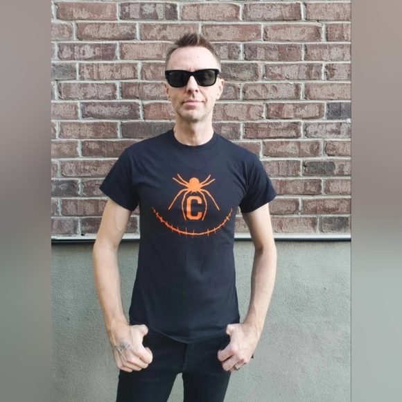 Cleveland Spiders, " 2023 " Limited Edition Halloween, "Sinister Smile" T- Shirt - Picture 1 of 3